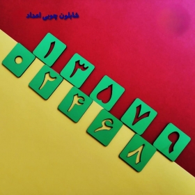 شابلون اعداد صفر تا نه