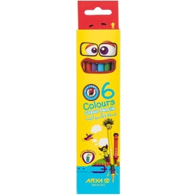 مداد رنگی 6 رنگ آریا