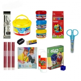 بسته لوازم تحریر اقتصادی پیش دبستان ودبستان